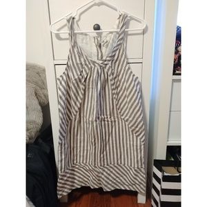 Maeve Grey Striped Dress